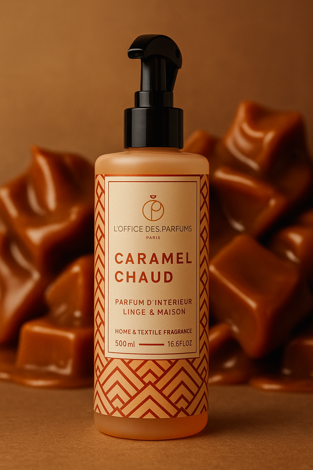 PARFUM D'INTERIEUR CARAMEL CHAUD 500ML