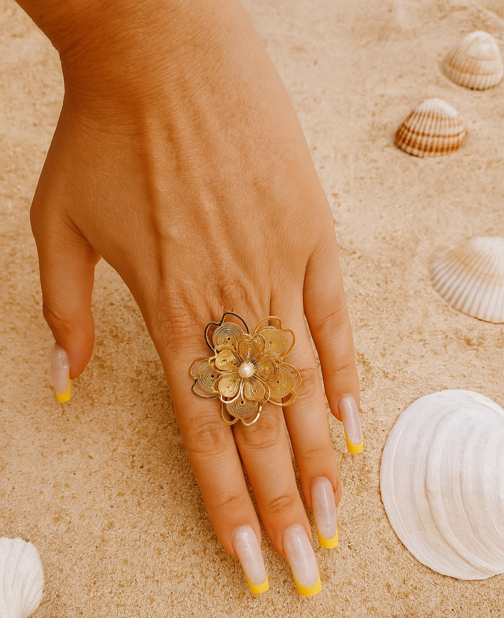 Bague fleur