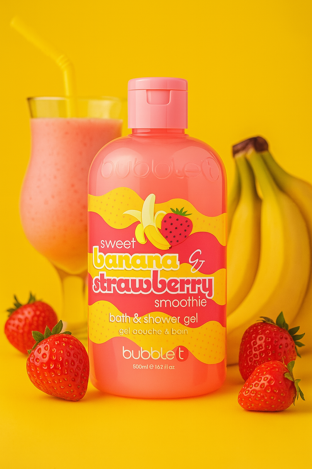 Gel douche fraise et banane (500ml)